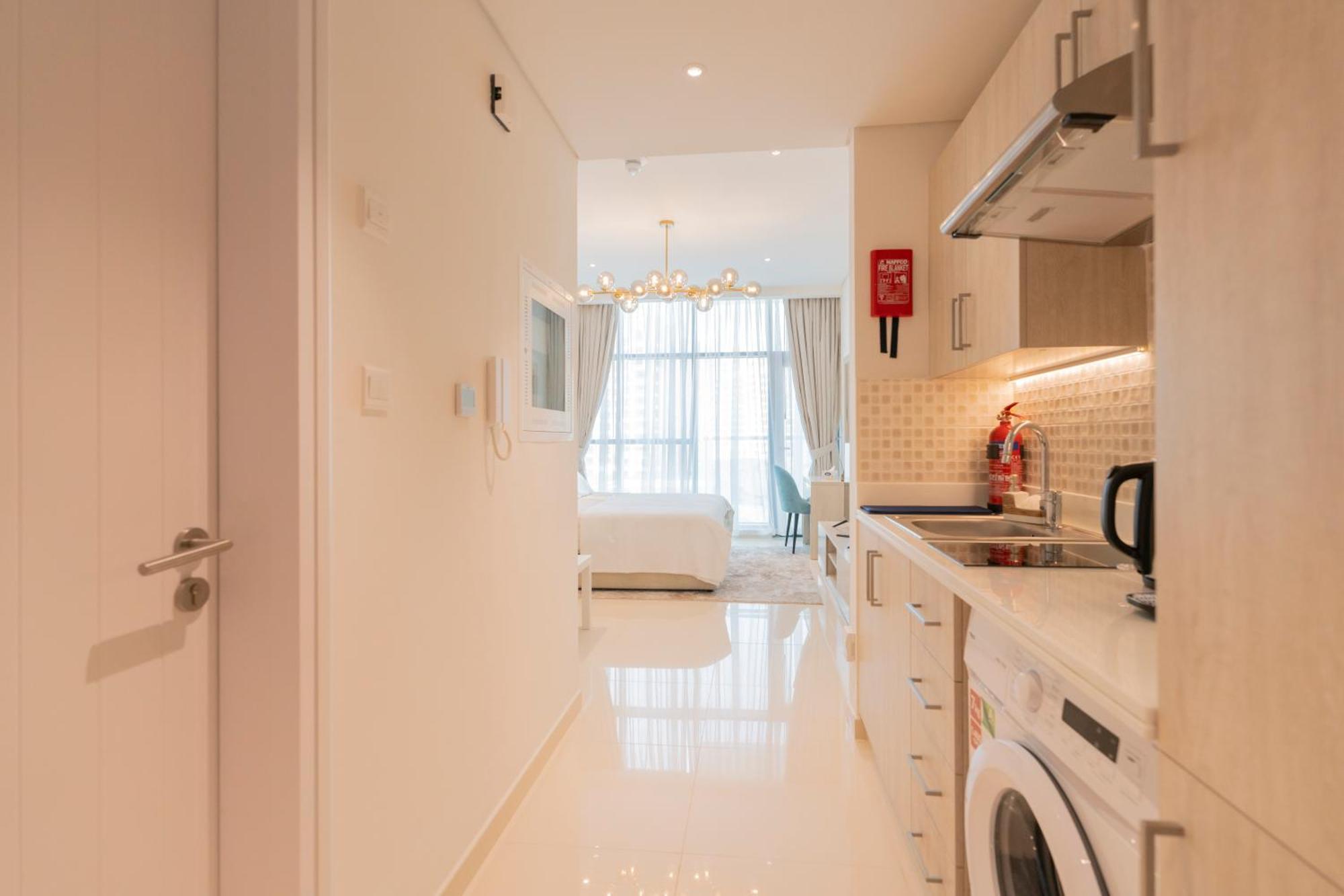 Luxury Studio, Seven Palm Residence-Palm Jumeirah Dubai Buitenkant foto